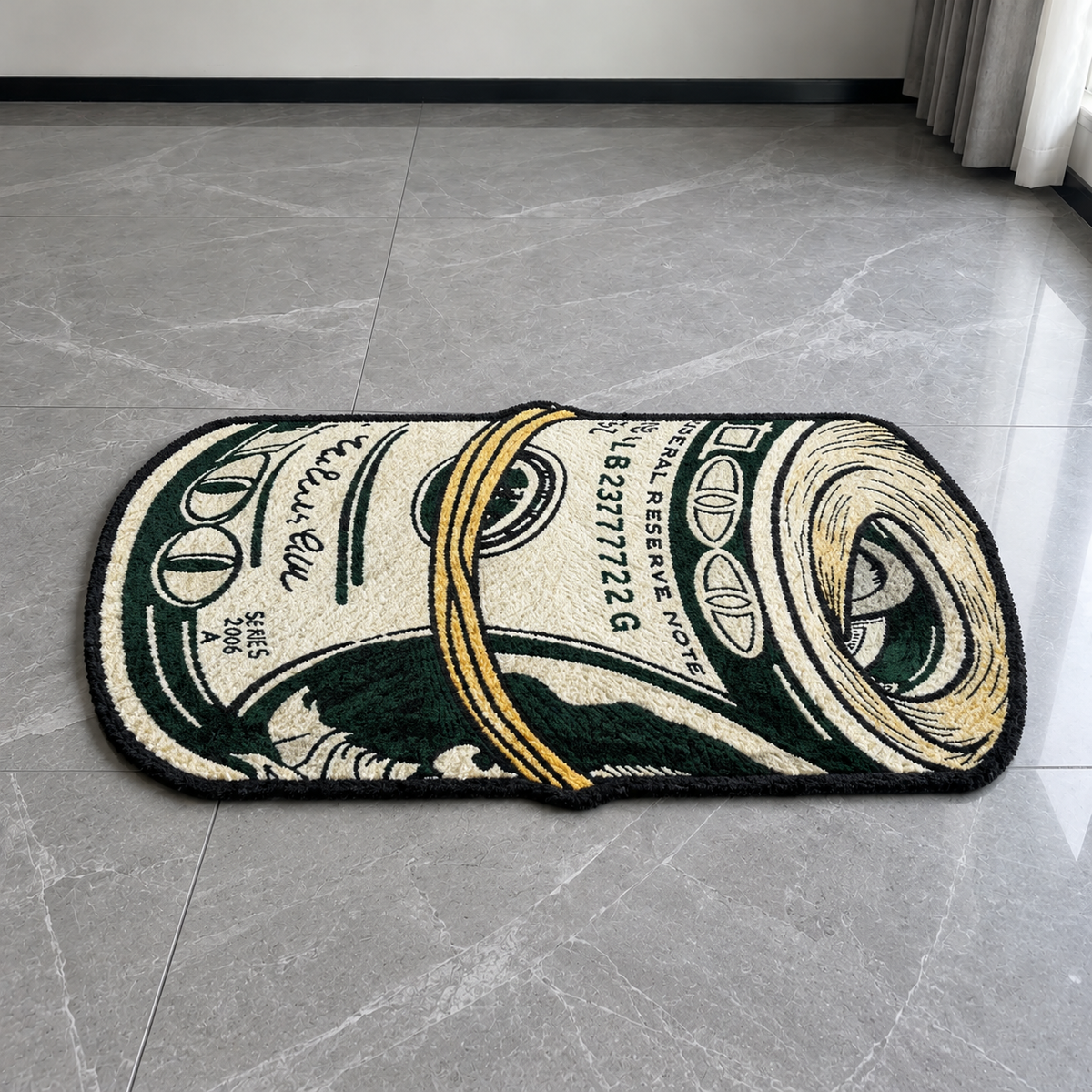 $100 BILL RUG