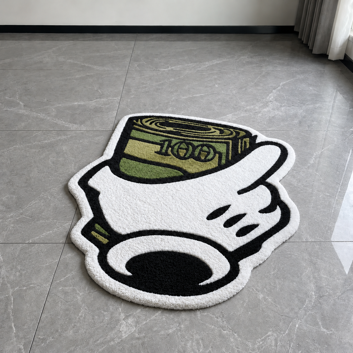$100 BILL RUG