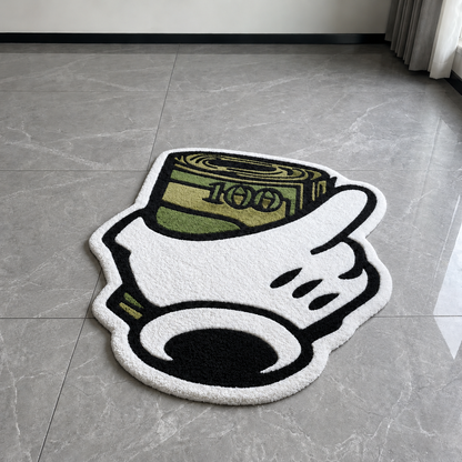 $100 BILL RUG