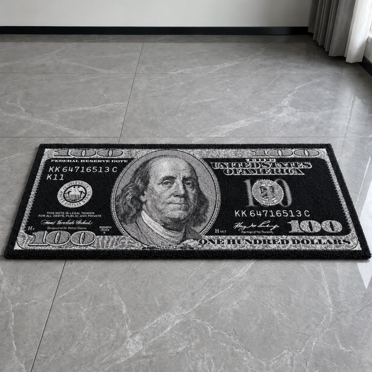 $100 BILL RUG