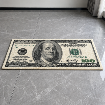 $100 BILL RUG